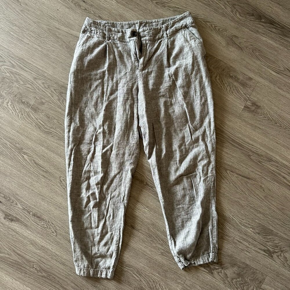 High-Rise Pleat Front Straight Leg Ankle Pants - Gray - A New Day (Target) - 8